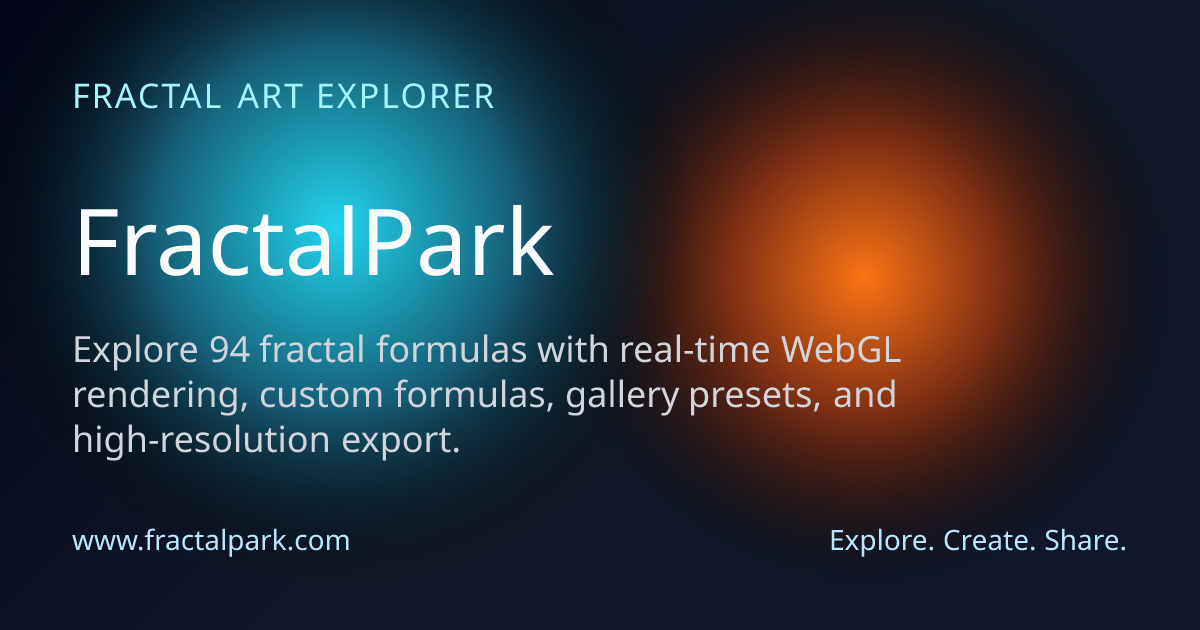 Explore Fractals | Interactive Fractal Generator - FractalPark